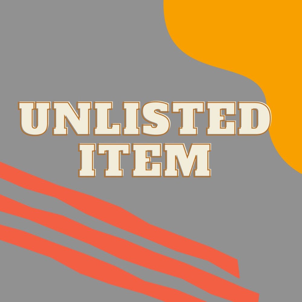 unlisted items for posh show!